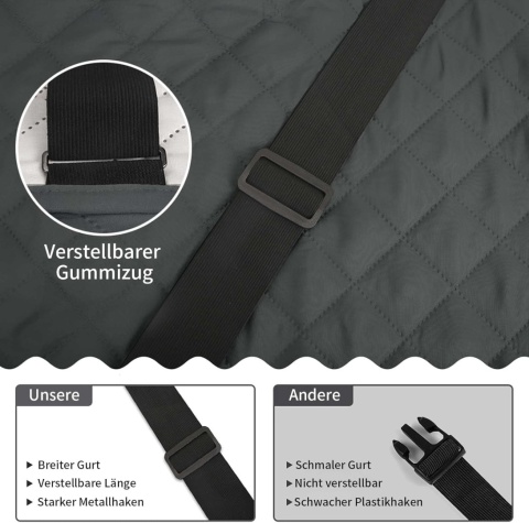 Pokrowiec na sofę 4- osobowy uniwersalny 200 x 220 cm Wiipara