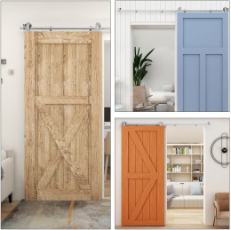 Prowadnica szyna rolkowa 200 cm do drzwi przesuwnych ze stali nierdzew