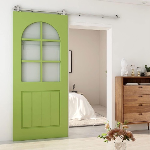 Prowadnica szyna rolkowa 200 cm do drzwi przesuwnych ze stali nierdzew