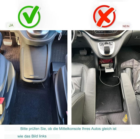 QSULNN schowek do podłokietnika LED USB do Mercedes V-Class V220 V260 QSULNN schowek do podłokietnika LED USB do Mercedes V-Class V220 V260