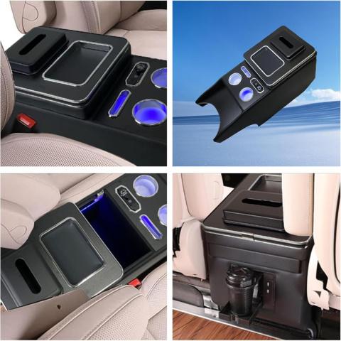 QSULNN schowek do podłokietnika LED USB do Mercedes V-Class V220 V260 QSULNN schowek do podłokietnika LED USB do Mercedes V-Class V220 V260