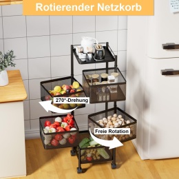 SZAFKA REGAŁ MOBILNA obrotowy kosz na kółkach STOLIK NA KÓŁKACH METAL