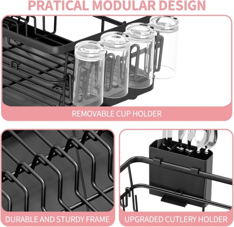 Suszarka do naczyń , ociekacz, extra wysoki podnoszony