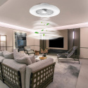 Wentylator Lampa sufitowa LED 60 cm, regulowana prędkość , 3000-5500 K