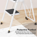 Drabina 3-stopniowa HBTower z antypoślizgowym stopnie 20 cm, do 150 kg Drabina 3-stopniowa HBTower z antypoślizgowym stopnie 20 cm, do 150 kg