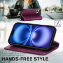 Etui portfelowe TUCCH do iPhone'a 16 (6,1") ze skóry PU z blokadą RFID Etui portfelowe TUCCH do iPhone'a 16 (6,1") ze skóry PU z blokadą RFID