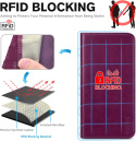 Etui portfelowe TUCCH do iPhone'a 16 (6,1") ze skóry PU z blokadą RFID Etui portfelowe TUCCH do iPhone'a 16 (6,1") ze skóry PU z blokadą RFID