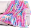 KANKAEU Rainbow Blanket, puszysty koc 160×200 cm