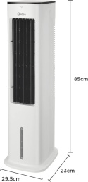 Midea Klimatyzator Przenośny, funkcja oczyszczania powietrza 85 cm Midea Klimatyzator Przenośny, funkcja oczyszczania powietrza 85 cm