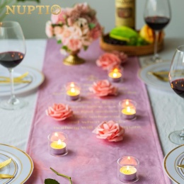 NUPTIO Zestaw 24 swiecznikow uchwytów na podgrzewacze ze szkła