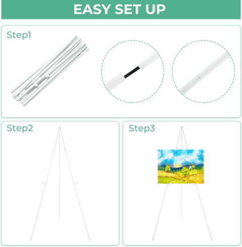 Przenośny stojak na sztalugę artystyczną 160 cm plus torba