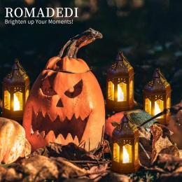 Romadedi 10-częściowy zestaw mini latarni LED ,kompletny z bateriami