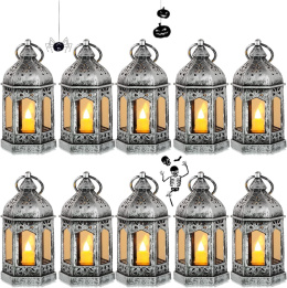 Romadedi 10-częściowy zestaw mini latarni LED ,kompletny z bateriami