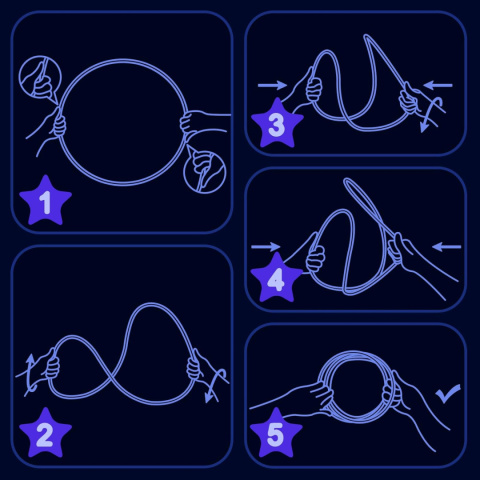 SESAMIS Baldachim do pokoju dziecięcego swiecace gwiazdki