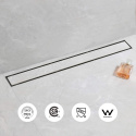 SaniteModar Odpływ łazienkowy liniowy ze stali nierdzewnej 80cm. SaniteModar Odpływ łazienkowy liniowy ze stali nierdzewnej 80cm.