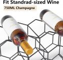 Stojak na wino Urban Deco Countertop na 14 butelek Stojak na wino Urban Deco Countertop na 14 butelek