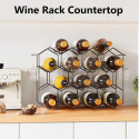 Stojak na wino Urban Deco Countertop na 14 butelek Stojak na wino Urban Deco Countertop na 14 butelek