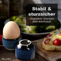 TELANKS Porcelanowy kieliszek do jajek, zestaw 4 sztuk TELANKS Porcelanowy kieliszek do jajek, zestaw 4 sztuk