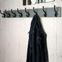 WEBI Rustykalny wieszak na ubrania, 8 żeliwnych wieszaków 90 cm WEBI Rustykalny wieszak na ubrania, 8 żeliwnych wieszaków 90 cm