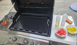 WELL GRILL Full-Size Plancha płyta grillowa z uchwytami do Weber