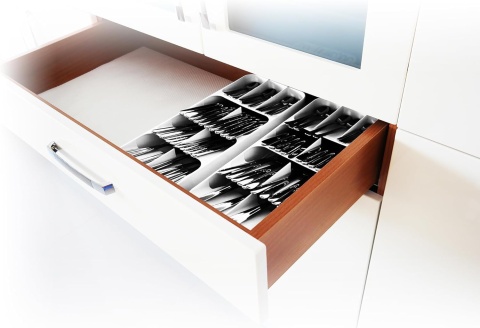 BOAA Fresh Organizer na sztućce z dziewięcioma przegródkami (bialy)