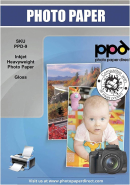 PPD Papier fotograficzny z połyskiem atramentowym super ciężki A3 260 g/m2 x 100 arkuszy PPD-9-100