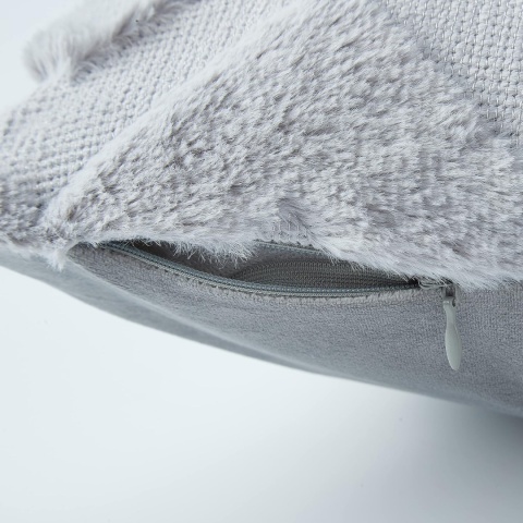 Poszewka na poduszkę ze sztucznego futra zestaw 2 szt, 45x45 cm