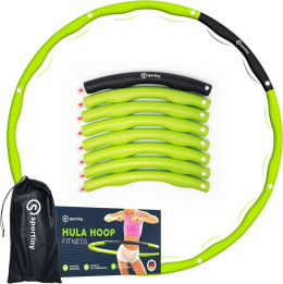 Sportiny fitness Hula Hoop regulowane do odchudzania i masażu z torba transportowa