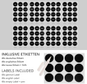 28 słoików na przyprawy, szklane 170 ml - zestaw XXL 28 słoików na przyprawy, szklane 170 ml - zestaw XXL