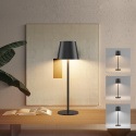 Bezprzewodowa lampa stołowa LED, ściemniana, akumulatorowa, metalowa Bezprzewodowa lampa stołowa LED, ściemniana, akumulatorowa, metalowa