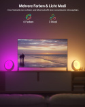 Bonsery Lampka nocna dotykowa, ściemniana, okrągła, z pilotem , RGB