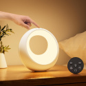 Bonsery Lampka nocna dotykowa, ściemniana, okrągła, z pilotem , RGB