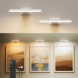 FULEN Lampa Ścienna LED Bezprzewodowa pilot 3-6K, zestaw 2 sztuki