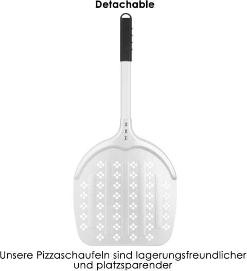 CRROEL Perforowana łopatka do pizzy, 12 cali, 67.5 cm CRROEL Perforowana łopatka do pizzy, 12 cali, 67.5 cm
