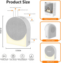 Gemmac Cyfrowy budzik 4 w 1 biały szum głośnik Bluetooth lampka nocna Gemmac Cyfrowy budzik 4 w 1 biały szum głośnik Bluetooth lampka nocna