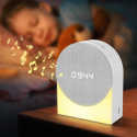Gemmac Cyfrowy budzik 4 w 1 biały szum głośnik Bluetooth lampka nocna Gemmac Cyfrowy budzik 4 w 1 biały szum głośnik Bluetooth lampka nocna