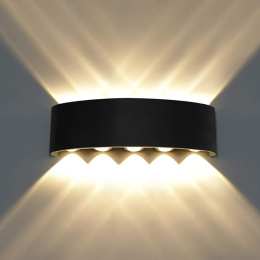 HAWEE Nowoczesna lampa ścienna LED wodoodporna aluminiowa