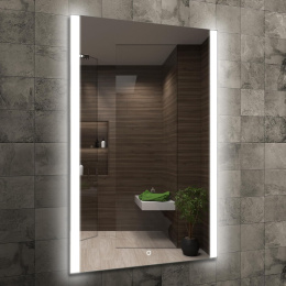 Home Glow Venti 50x70 cm Lustro Łazienkowe z Oświetleniem LED