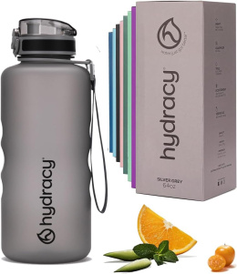 Hydracy Butelka na wodę z podziałką czasową 2 l, bez BPA