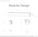 L'essentiel Organizer ścienny , 56 x 56 cm, kompletny zestaw