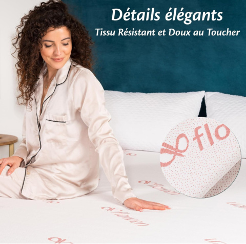 Materac nawierzchniowy Flowen 160 x 200 x 7cm hipoalergiczny topper Materac nawierzchniowy Flowen 160 x 200 x 7cm hipoalergiczny topper