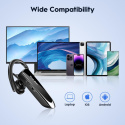 New bee Zestaw słuchawkowy Bluetooth głośnomówiący, plus etui New bee Zestaw słuchawkowy Bluetooth głośnomówiący, plus etui