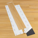 Podłoga winylowa panele 18 szt 15 x 90 cm 2.5 m2 samoprzylepne Podłoga winylowa panele 18 szt 15 x 90 cm 2.5 m2 samoprzylepne