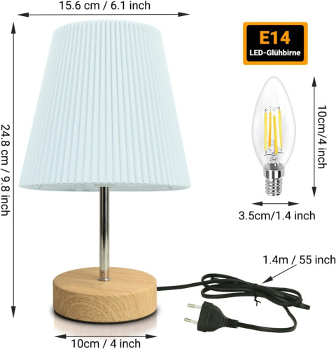 Ściemnialna dotykowa lampa stołowa z regulacją dotykową zestaw 2 szt Ściemnialna dotykowa lampa stołowa z regulacją dotykową zestaw 2 szt