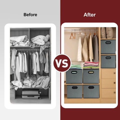 Składane pudełko do przechowywania 6 sztuk składanych kostek