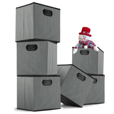 Składane pudełko do przechowywania 6 sztuk składanych kostek