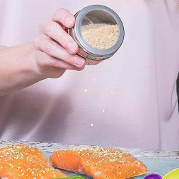 Tebery Zestaw 20 pojemników na przyprawy, okrągłe, magnetyczne