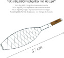 Zestaw do grillowania ryb ToCi 4 szt. z drewnianą rączką (57 x 13 cm) Zestaw do grillowania ryb ToCi 4 szt. z drewnianą rączką (57 x 13 cm)