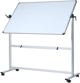 VIZ-PRO dwustronna magnetyczna tablica obrotowa, aluminiowa 110 x 76cm