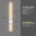 Aipsun Akumulatorowa lampa ścienna z pilotem 100 cm ściemniania timer Aipsun Akumulatorowa lampa ścienna z pilotem 100 cm ściemniania timer